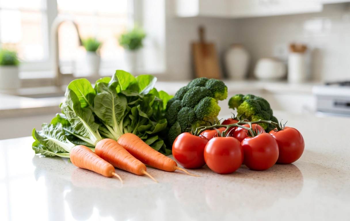 Świeże składniki diety